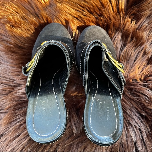 COACH “Claude” Suede Mules - Picture 9 of 13